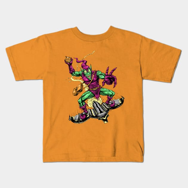 In Green Pursuit! Kids T-Shirt by JohnnyGolden